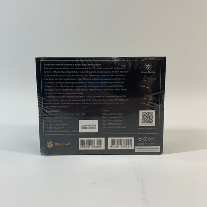 New Bitspower Premium Summit M CPU Water Block BPPRE-CPUMMB-BK