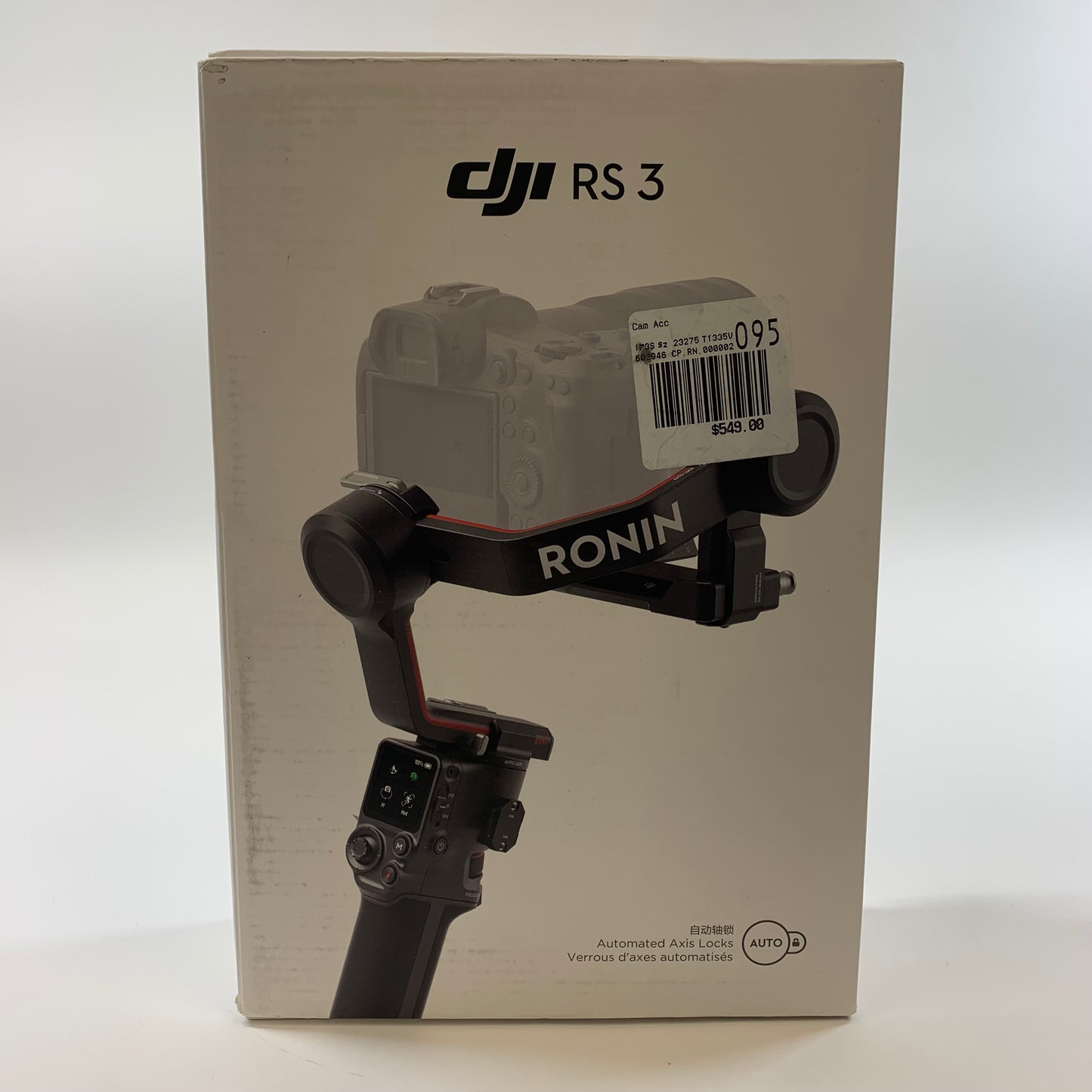 Dji RS 3 Ronin Gimbal 3-Axis Motorized Gimbal Stabilizer P11C
