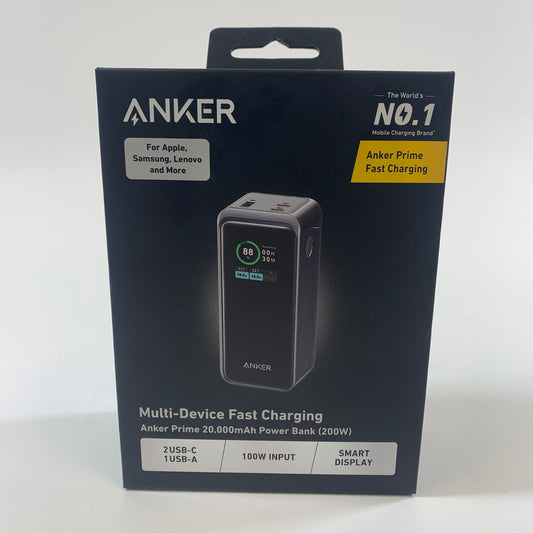New Anker Multi-Device Fast Charging Prime 20,000mAh Power Bank A1336