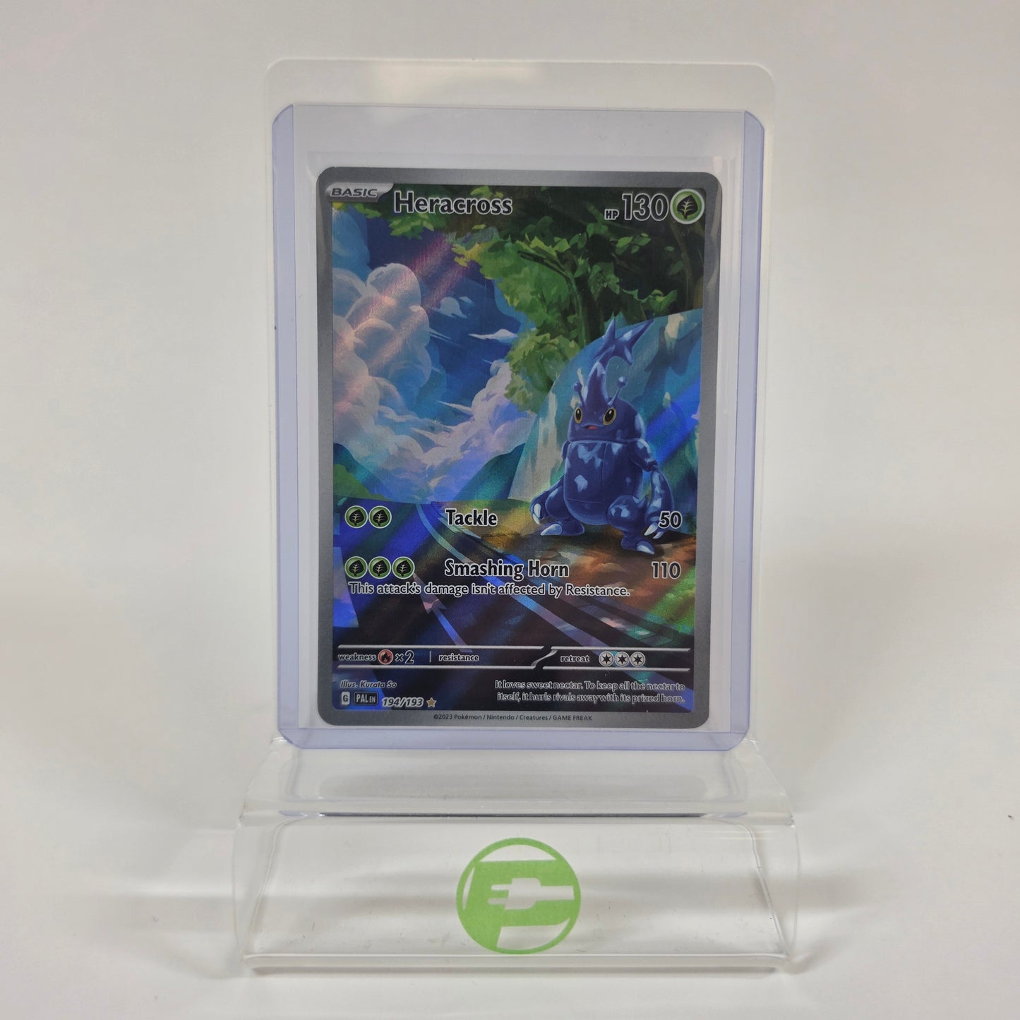 Pokémon TCG Scarlet & Violet - Paldea Evolved Heracross 194/193 Holo English