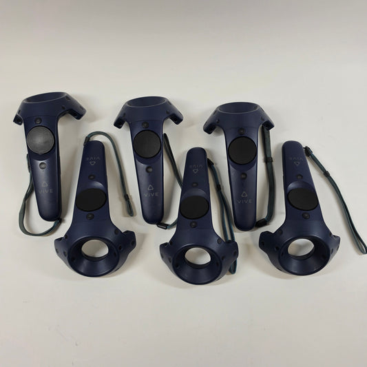 LOT OF 6 HTC 2PR7200 VR Controllers FAIR