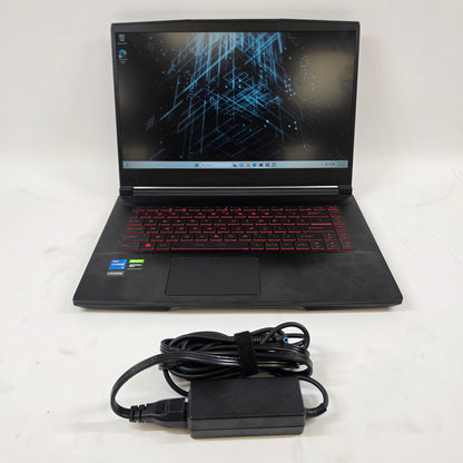 MSI Thin GF63 115C 15.6" i5-11400H 2.69GHz 8GB RAM 256GB SSD GeForce GTX 1650