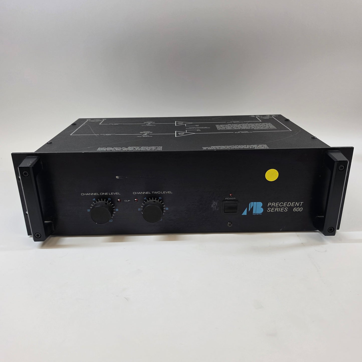 AB Systems Precedent Series 600 175W 8 ohm 2 Channel Sound Amplifier