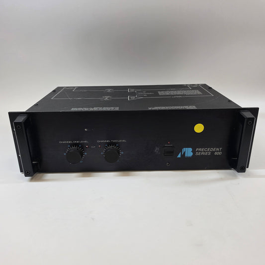 AB Systems Precedent Series 600 175W 8 ohm 2 Channel Sound Amplifier