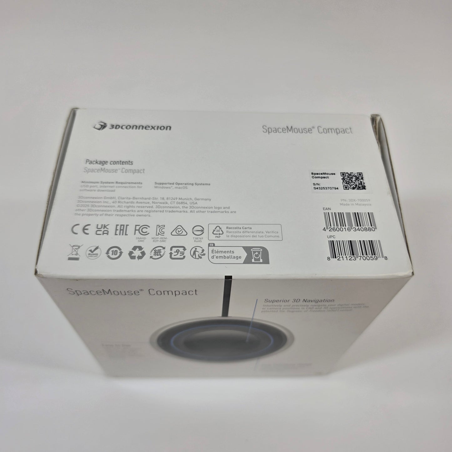 3dconnexion spacemouse compact Mouse 3DX-700059