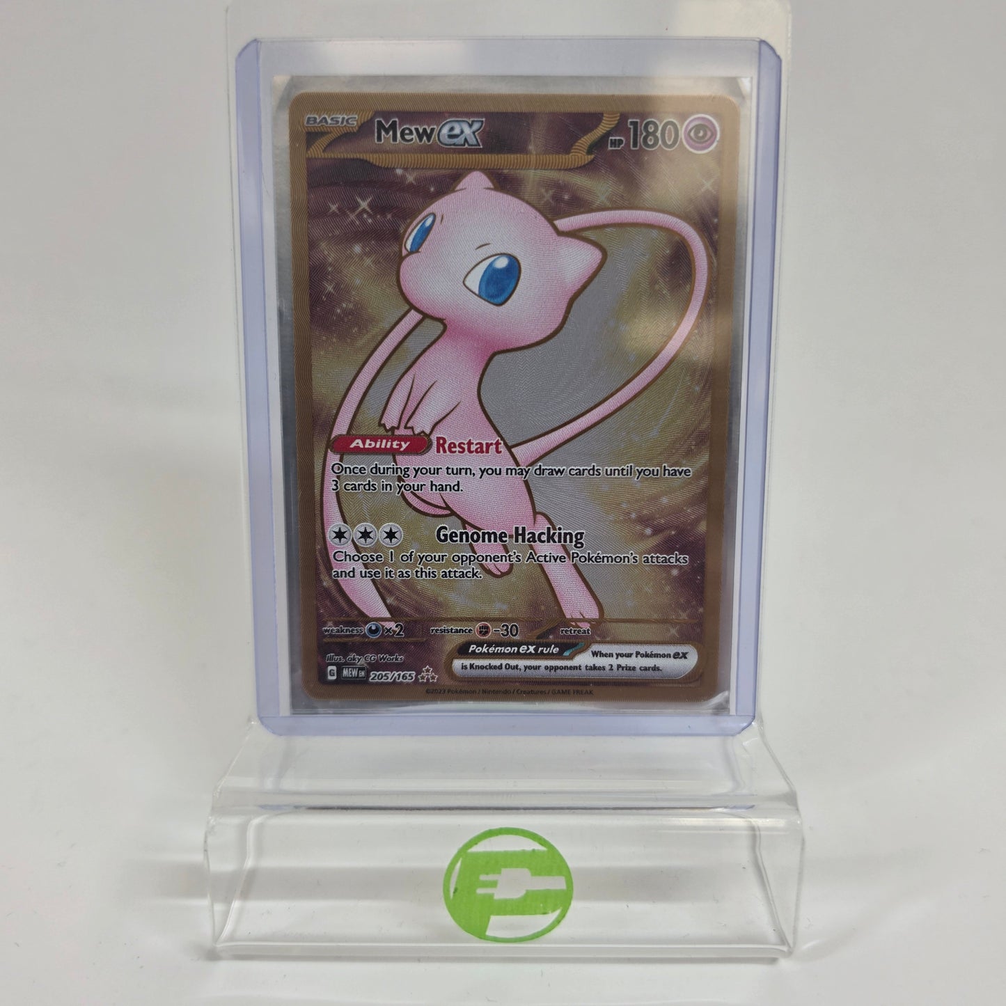 Pokémon TCG Scarlet & Violet Mew EX 205/165 Holo Textured English