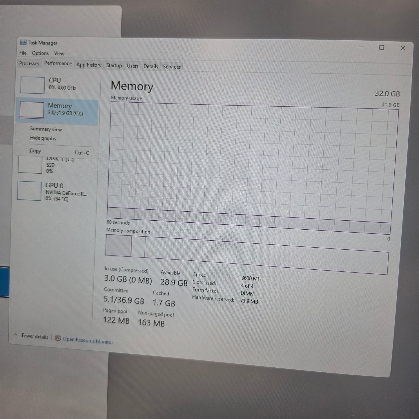 Custom PC Ryzen 5 5600X 3.70GHz 32GB RAM 1TB HDD Nvidia GeForce RTX 3070 Ti