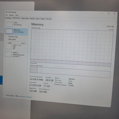 Custom PC Ryzen 5 5600X 3.70GHz 32GB RAM 1TB HDD Nvidia GeForce RTX 3070 Ti