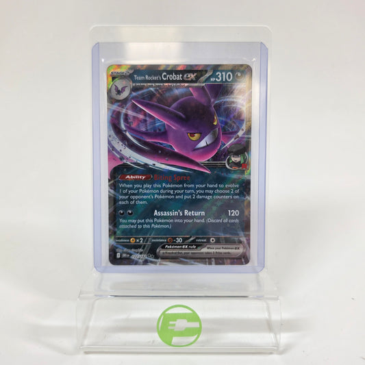 Pokémon TCG Destined Rivals Team Rocket's Crobat EX 112/182 Holo English