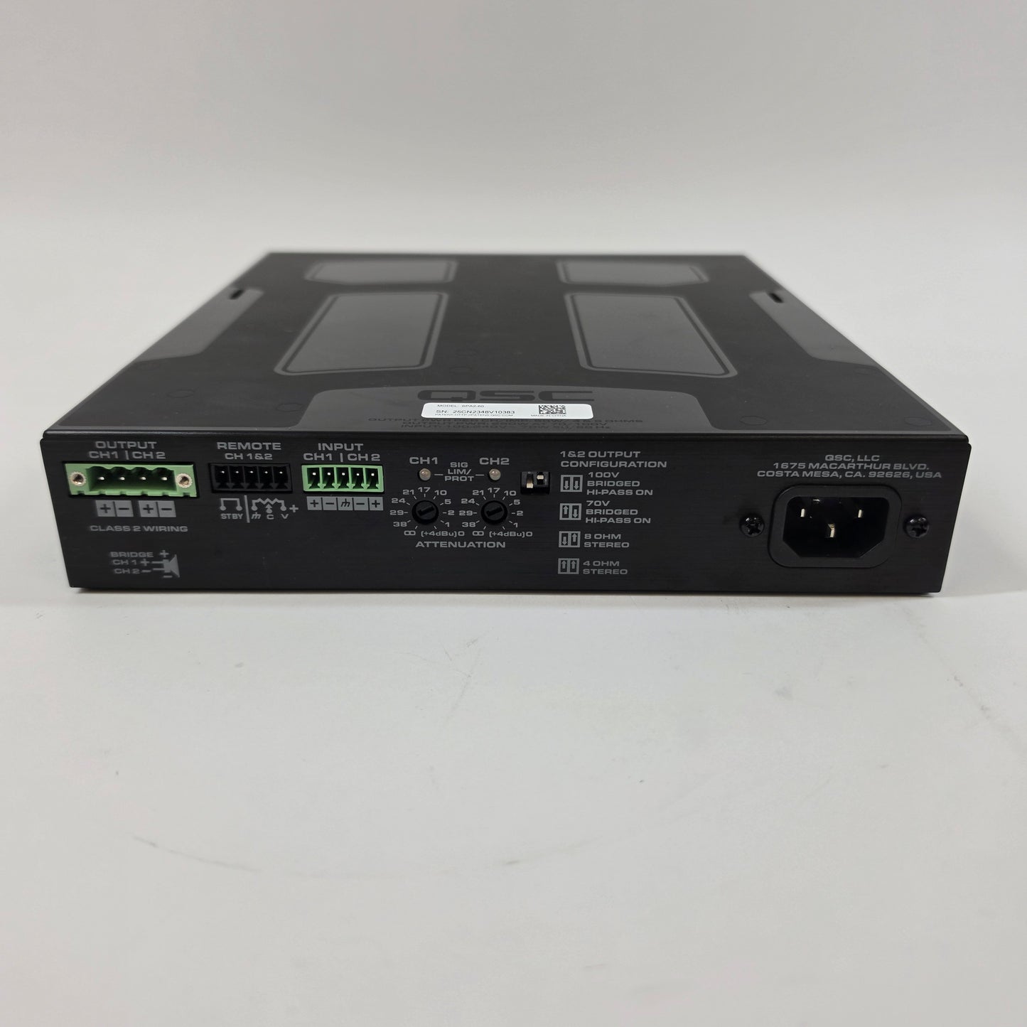 QSC SPA2-60 Power Amplifier