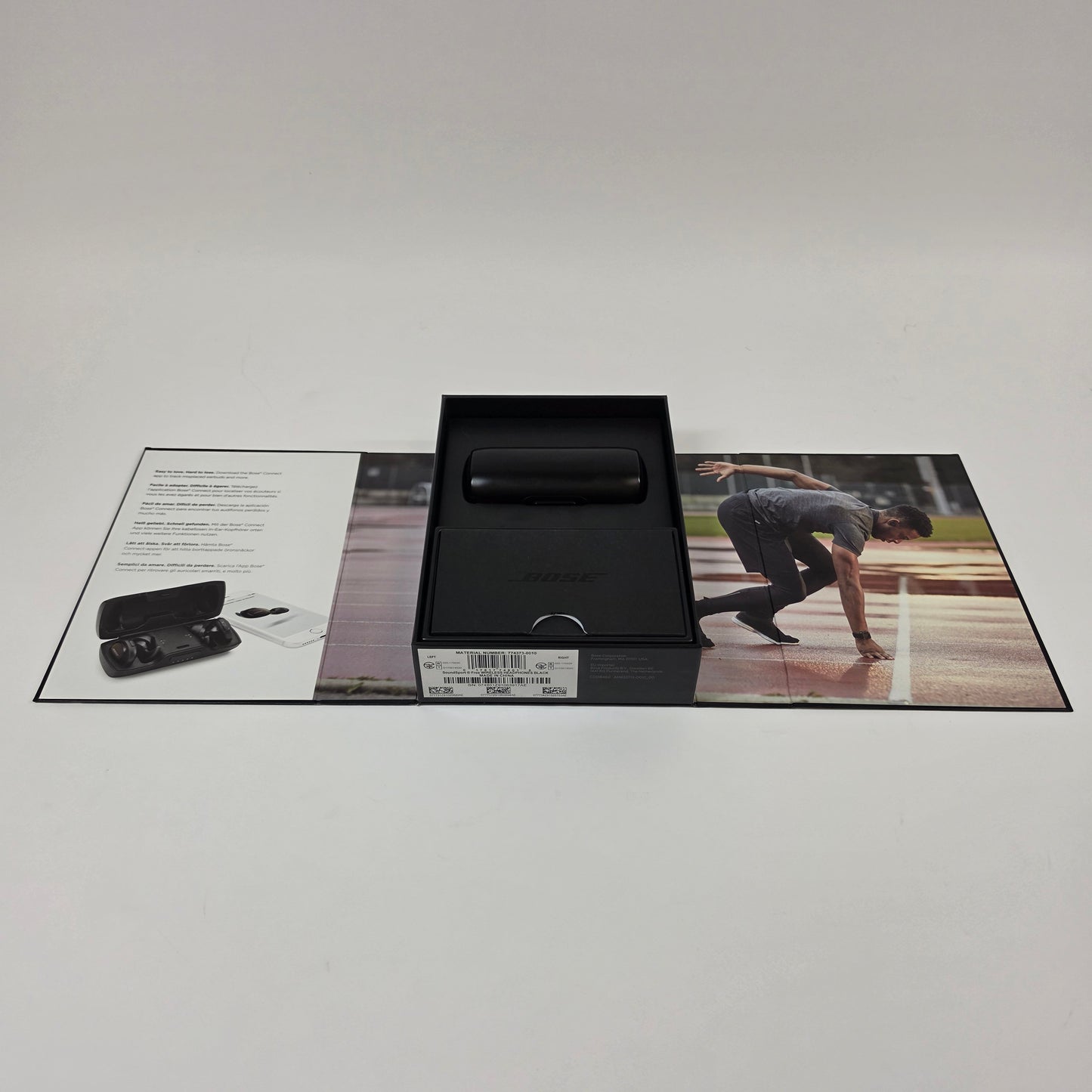 Bose SoundSport Free In-Ear Wireless Bluetooth Headphones Black 774373-0010