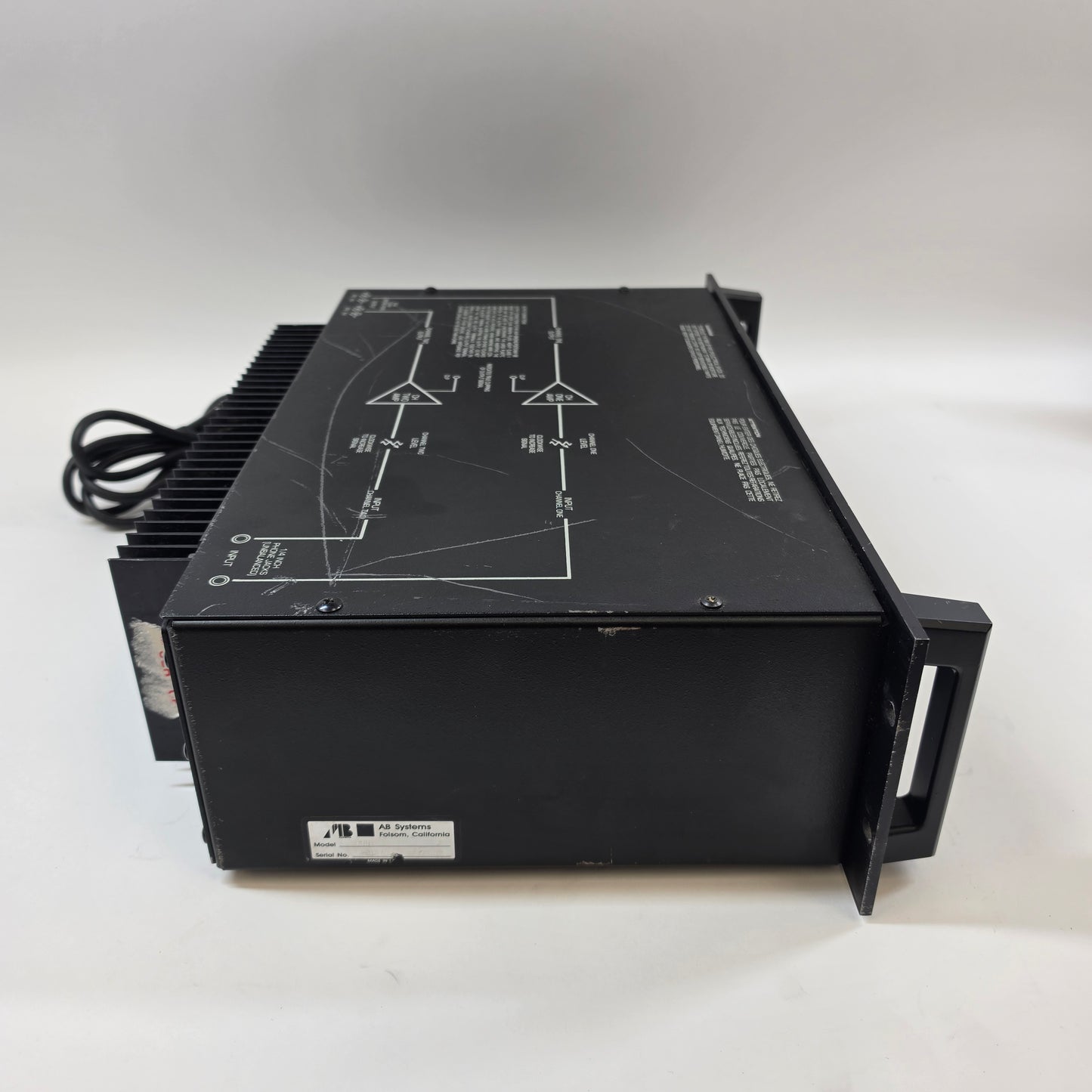 AB Systems Precedent Series 600 175W 8 ohm 2 Channel Sound Amplifier