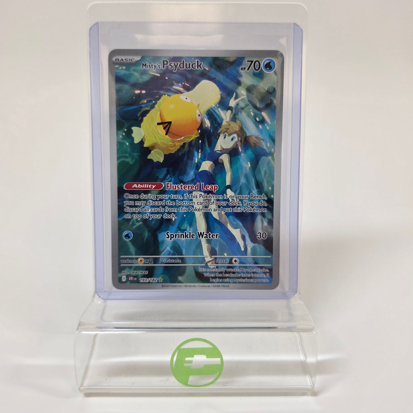 Pokémon TCG Destined Rivals Misty's Psyduck 193/182 Holo English