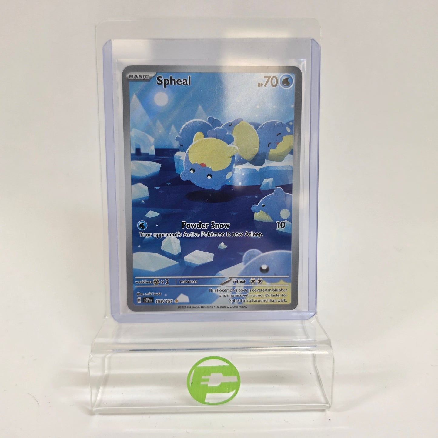 Pokémon TCG Surging Sparks Spheal 199/191 Holo English