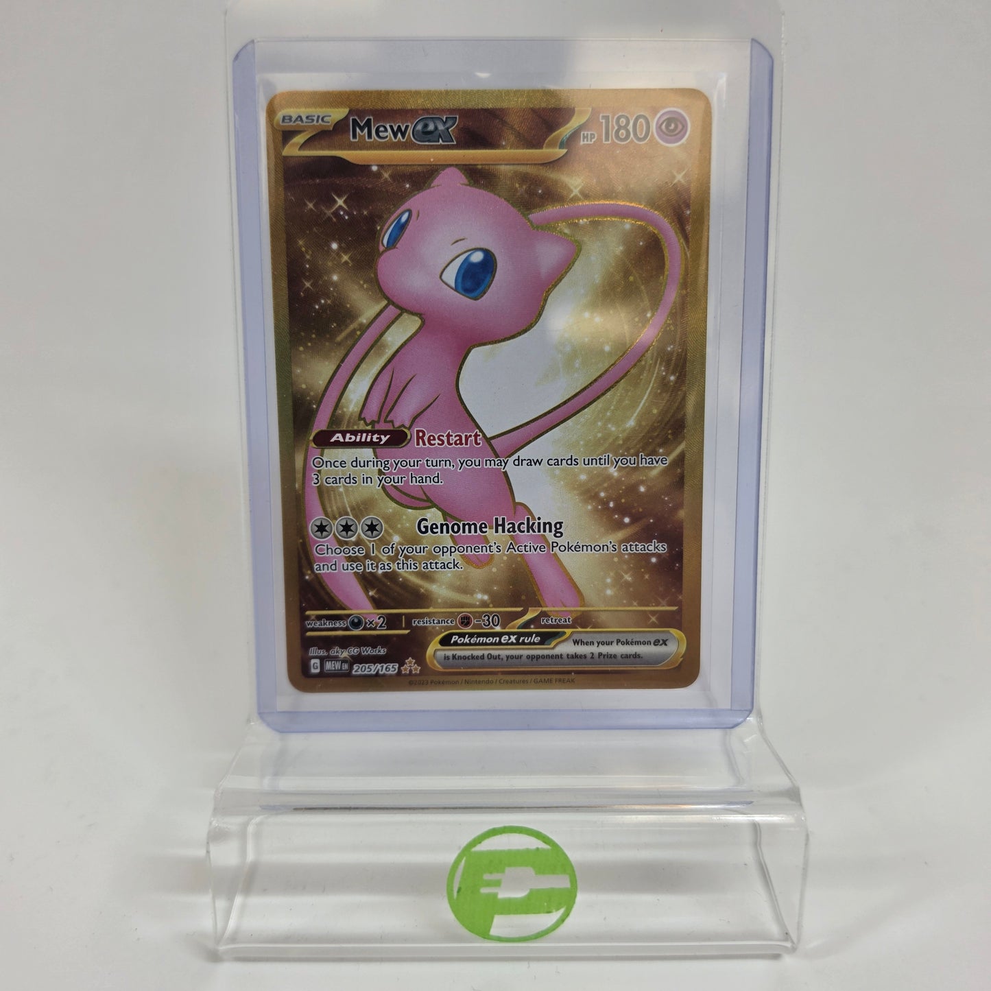 Pokémon TCG Scarlet & Violet Mew Ex 205/165 Holo Textured English