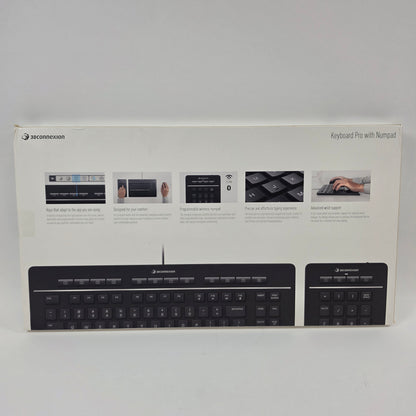 3DConnexion Keyboard Pro With Number Pad 3DX-700090