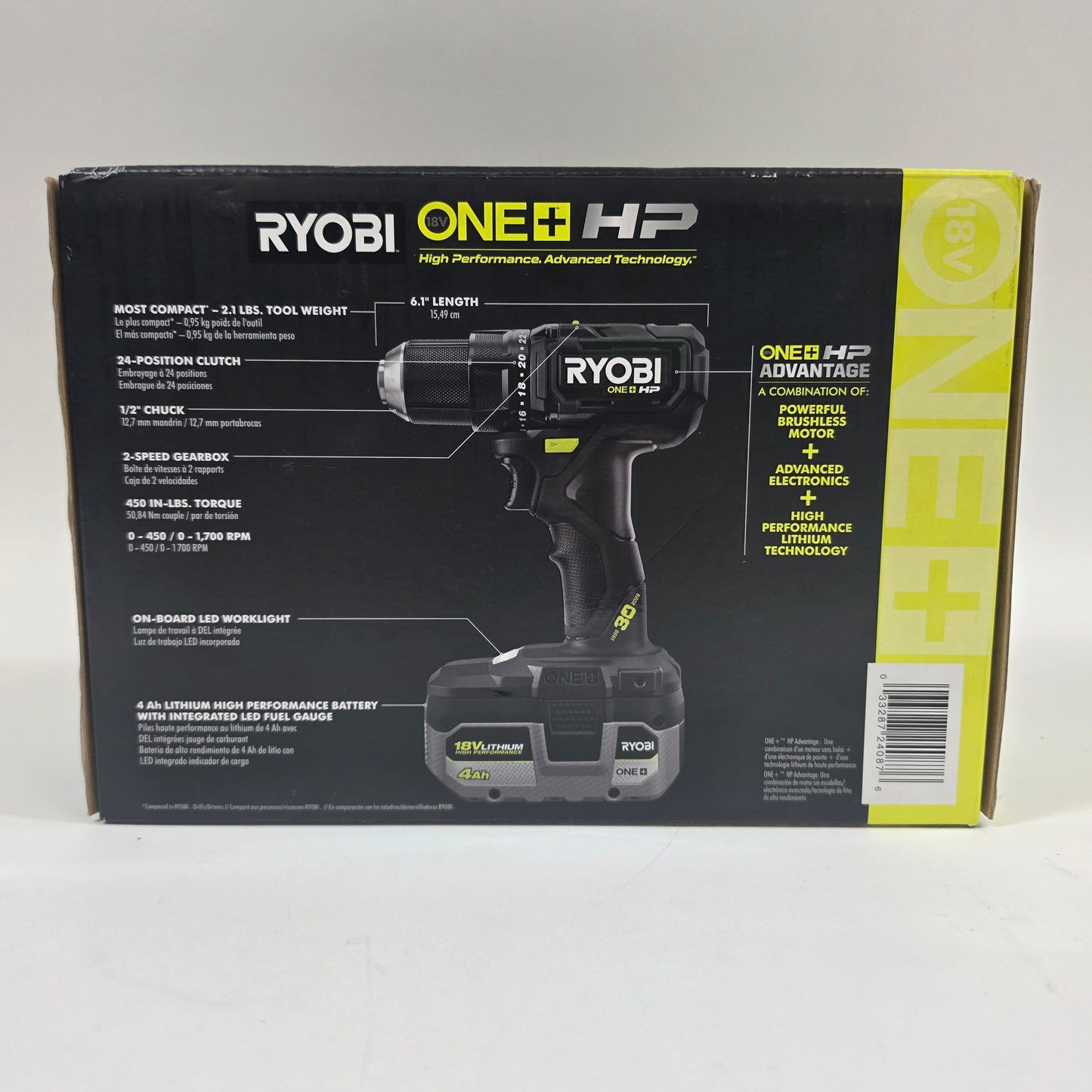 New Ryobi PSBDD02KSB30 18V One+HP