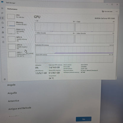 HP Omen Core Ultra 9 285K 3.70GHz 64GB RAM 2TB SSD GeForce RTX 5080