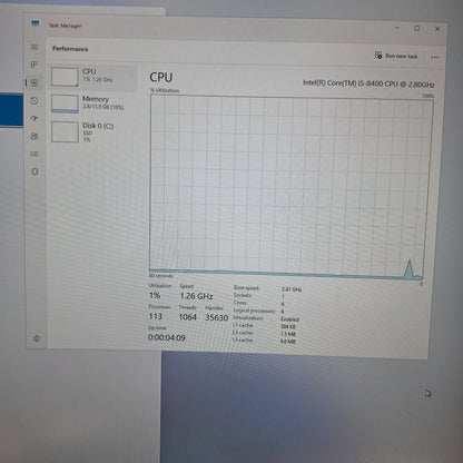 Lenovo ThinkCentre M720S Core i5-8400 16GB RAM 256GB