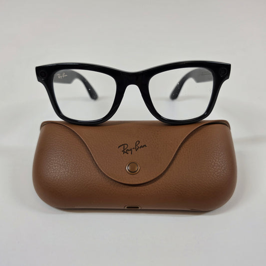 Ray-Ban Meta Wayfarer Gen 1 Matte Black Standard RW4006 601/SB AI Smart Glasses