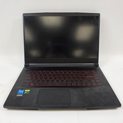 MSI Thin GF63 115C 15.6" i5-11400H 2.69GHz 8GB RAM 256GB SSD GeForce GTX 1650