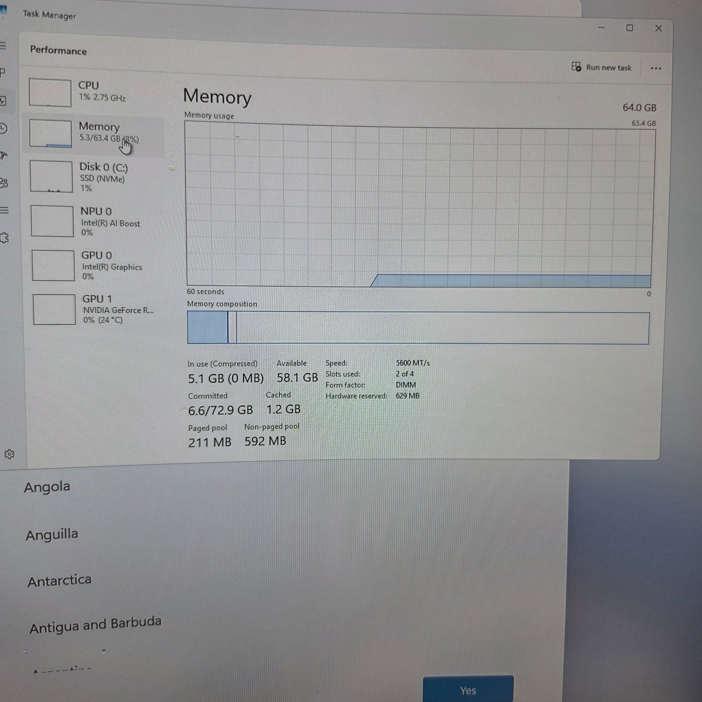 HP Omen Core Ultra 9 285K 3.70GHz 64GB RAM 2TB SSD GeForce RTX 5080