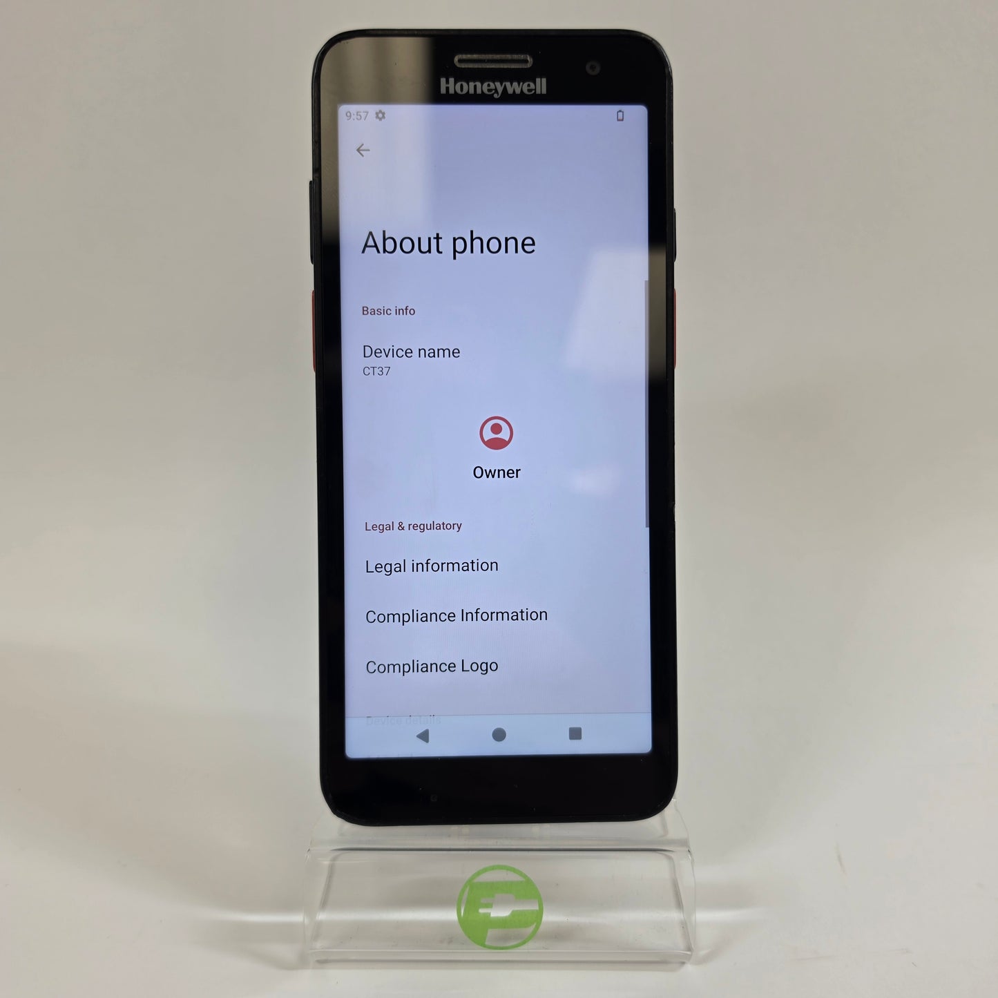 Honeywell CT37 128GB 513.00.040036-G Black
