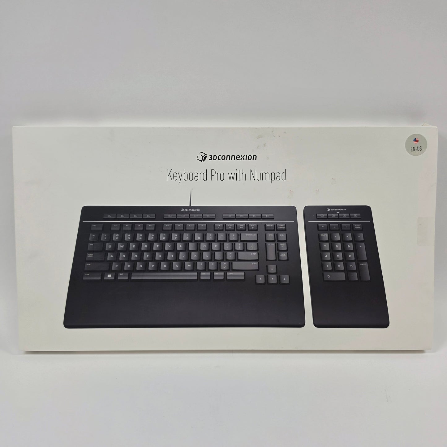 3DConnexion Keyboard Pro With Number Pad 3DX-700090